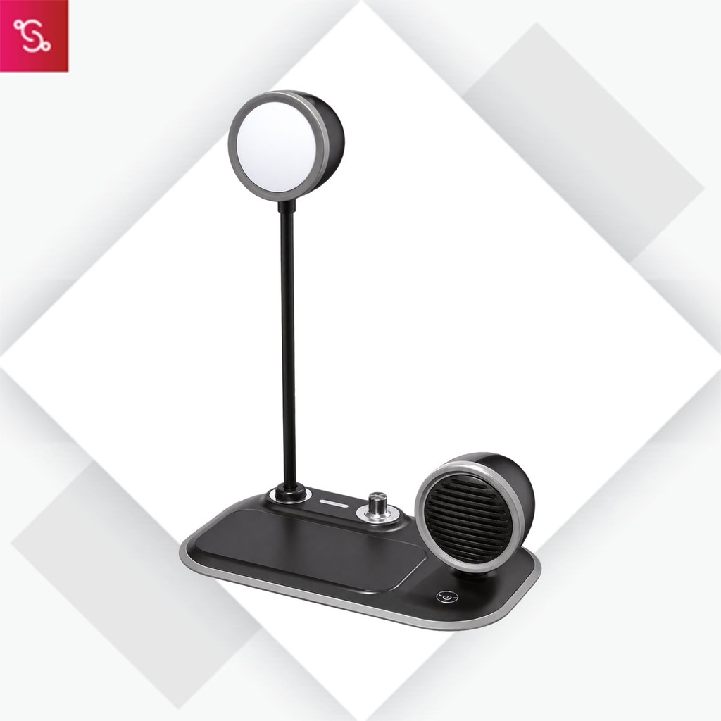 [SUG-GS15] Opal (3-in-1 Desk Lamp +15W Wireless Charger + Bluetooth Speaker)
