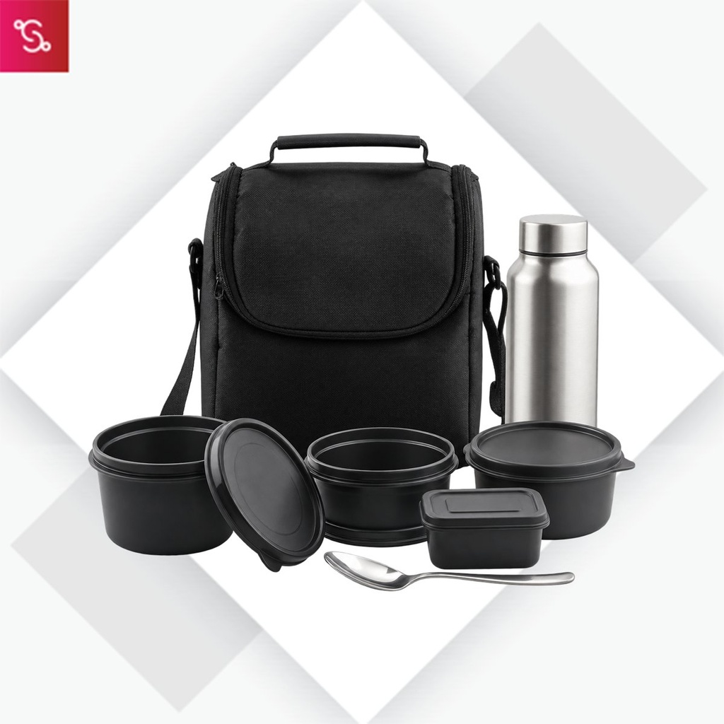 [SUG-LB03] Meal Pro (Lunch box Set (450ml +300mlx2 +120ml + SS.Bottle + Spoon))