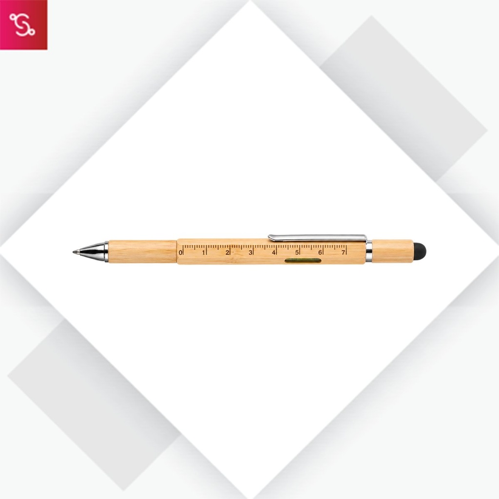 [SUG-MP27] 7-in-1 Bamboo Tool Pen
