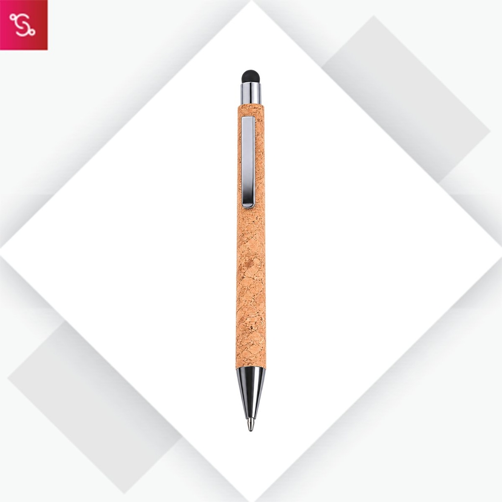 [SUG-MP32] Corkpen (Metal Pen with Cork & Stylus)