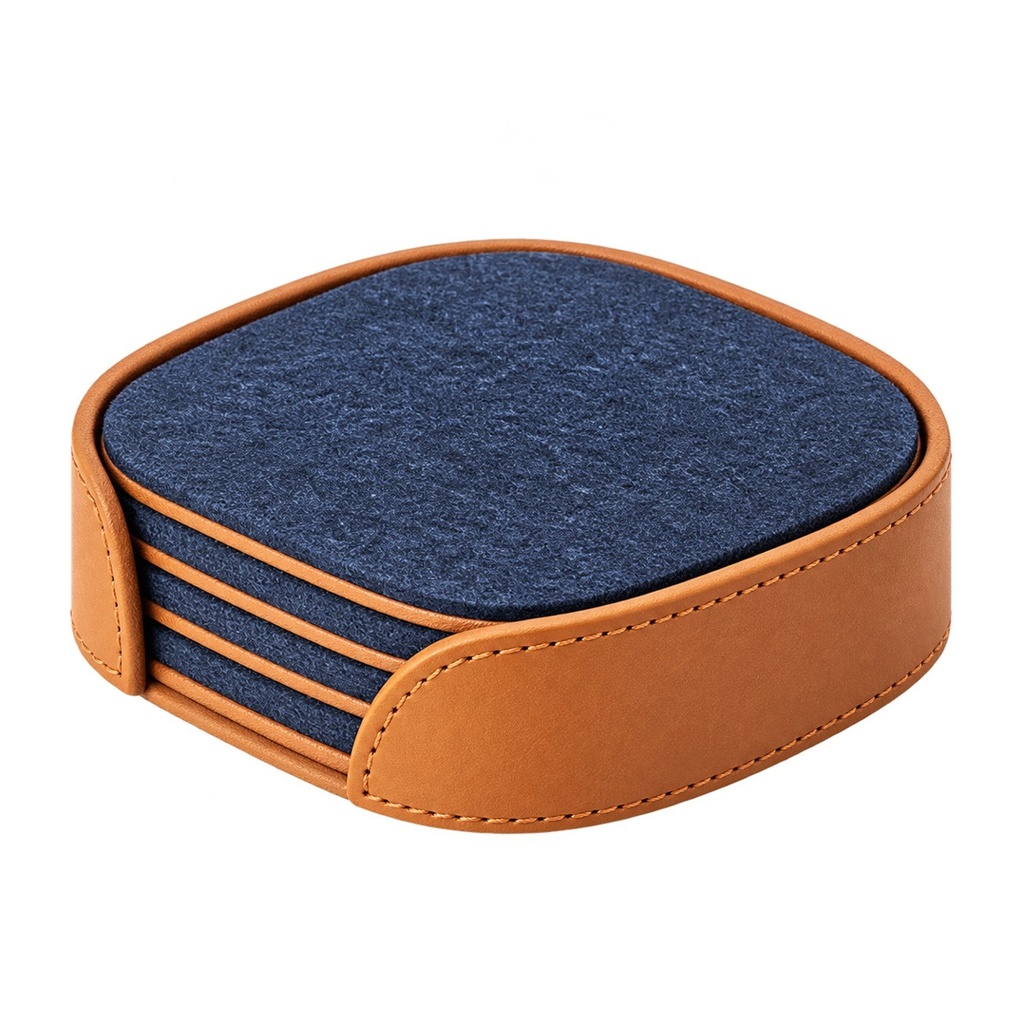 Squircle Felt Coaster Set