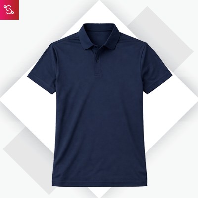 Snitch Solid Technical Stitchless Polo - Navy