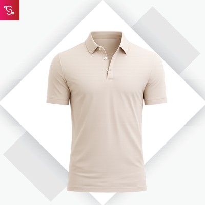 Snitch Solid Technical Stitchless Polo - Beige