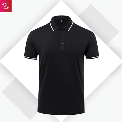 Snitch Technical Stitchless Tipping Polo - Black