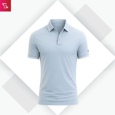 Snitch Technical Stitchless Tipping Polo - Light Grey