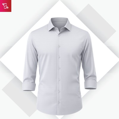 Snitch Satin Stretch Shirt - Grey