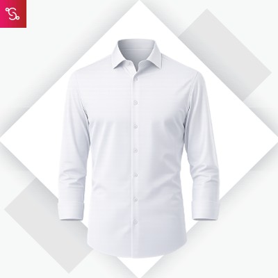 Snitch Satin Stretch Shirt - White