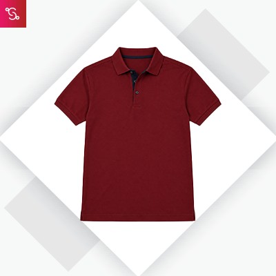Stellers Nanodry Golf Polo - Maroon