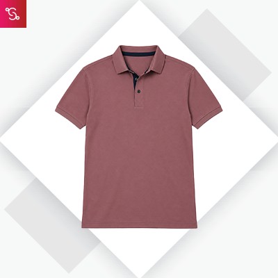 Stellers Nanodry Golf Polo - Mauve