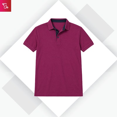 Stellers Nanodry Golf Polo - Magenta