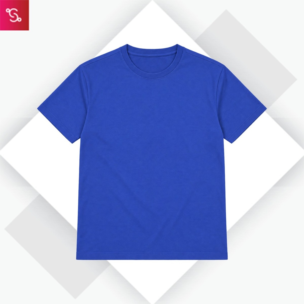 Caslay Organic Crew Neck T-Shirt - Royal Blue