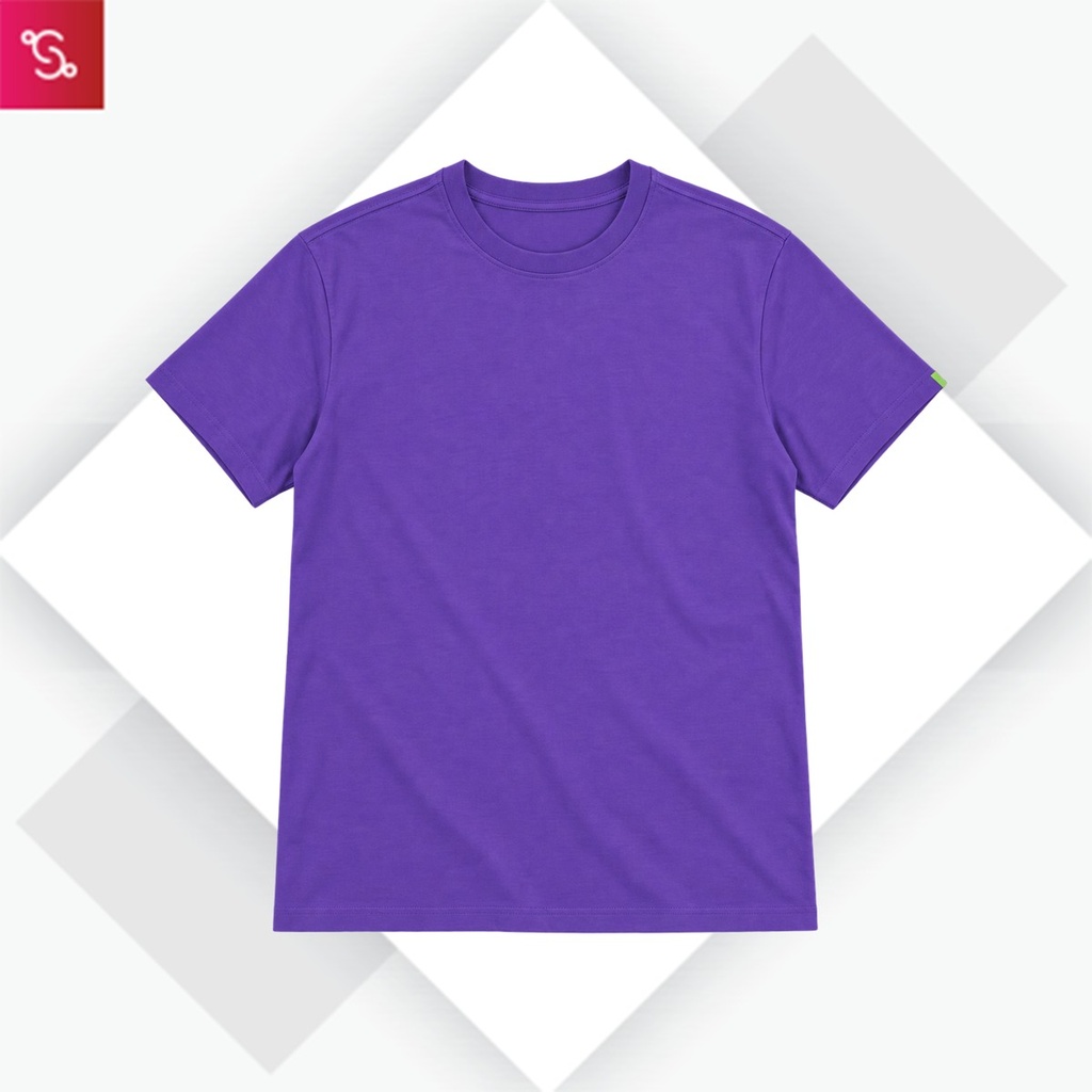Caslay Organic Crew Neck T-Shirt - Prism Violet