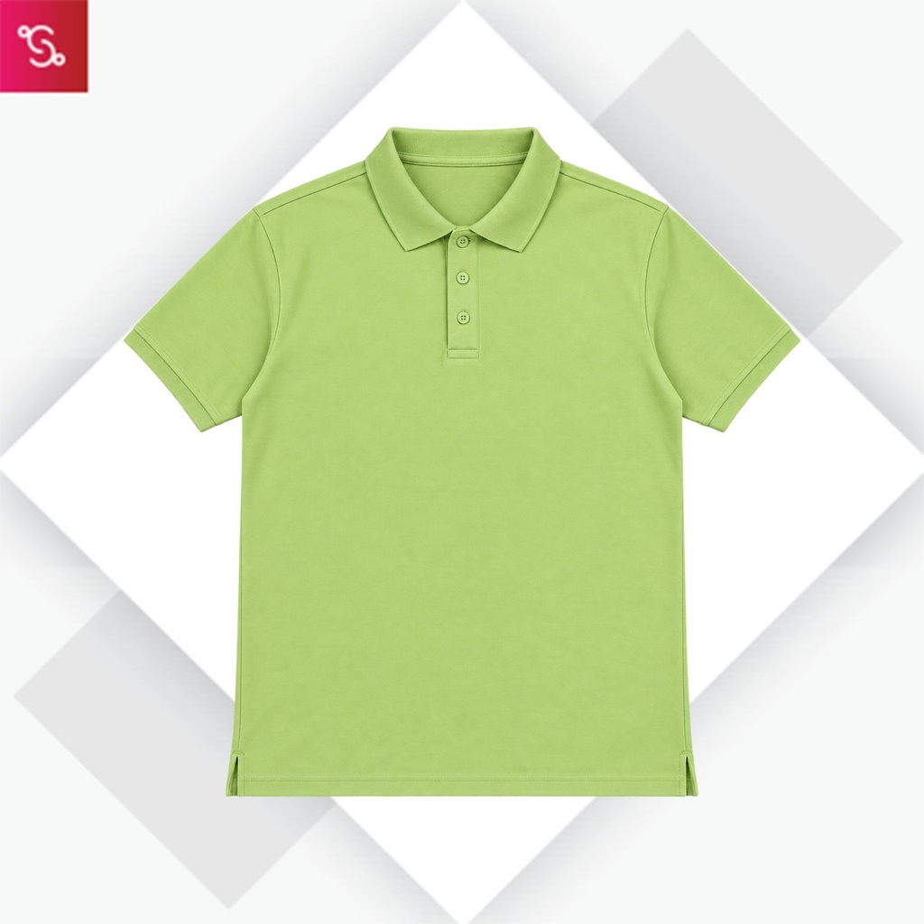 Caslay Organic Polo T-Shirt - Olive Green