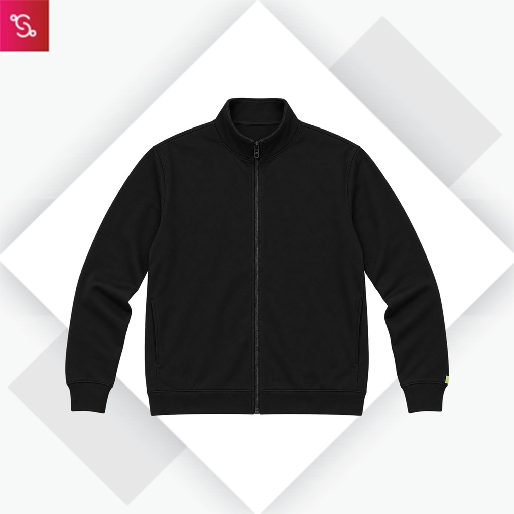 Caslay High Neck Jacket - Black