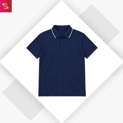 Adidas 100% Cotton Tipping Polo T-Shirt - Navy (IX3309)