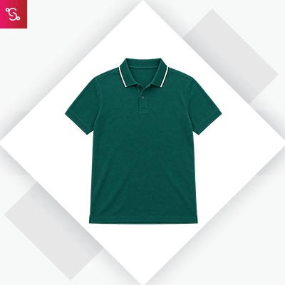 Adidas 100% Cotton Tipping Polo T-Shirt - Green (IX3310)