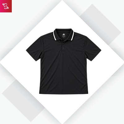 Adidas Clima Lite Polo T-Shirt - Black / White (DP6034)