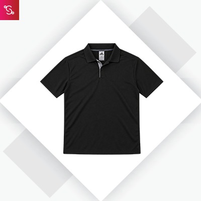 Adidas Dryfit Polo T-Shirt - Black (B30903)