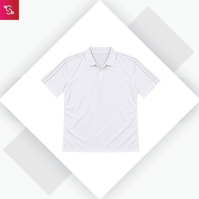Adidas Dryfit Polo T-Shirt - White (S89145)
