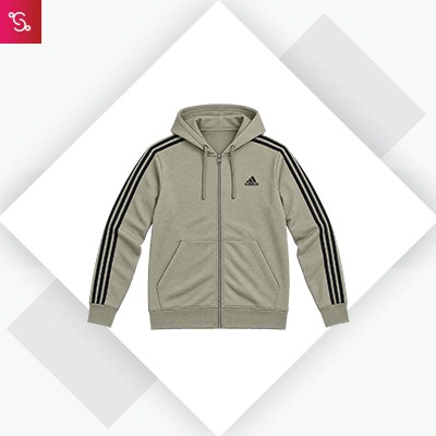 Adidas Hoodie Jacket - Trace Cargo / Black (DP4277)