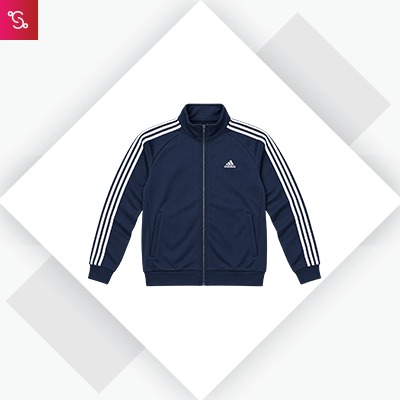 Adidas Jacket - Navy / White (CW1482)