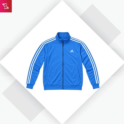Adidas Jacket - Bright Blue / White (DP5111)