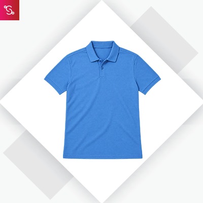 Adidas Poly Cotton Polo T-Shirt - Blue (DN3098)