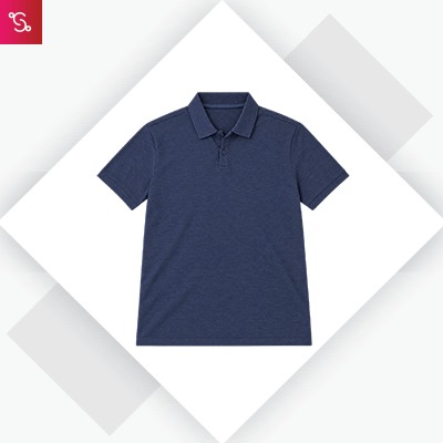 Adidas Poly Cotton Polo T-Shirt - Navy (DP6042)
