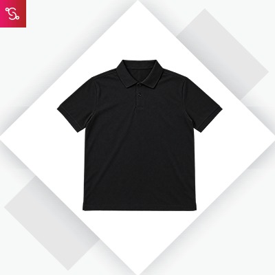 Adidas Poly Cotton Polo T-Shirt - Black (HZ5392)