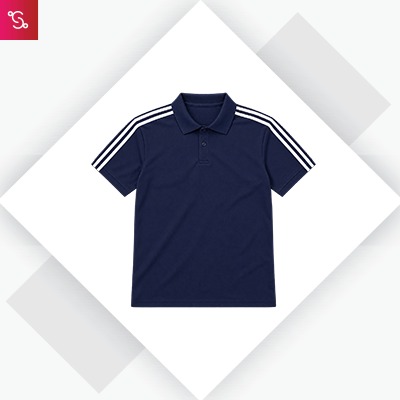 Adidas Poly Cotton Polo T-Shirt - Collegiate Navy (JI9651)