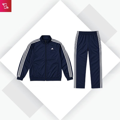Adidas Track Suit - Navy / White (CF1838)