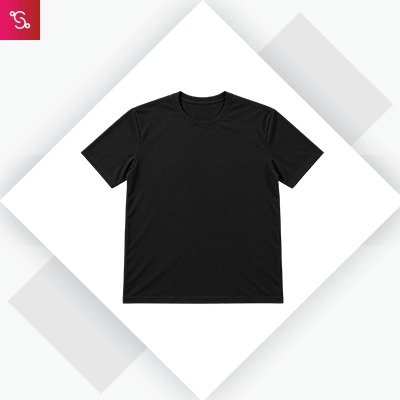 Crocodile Crew Neck Dryfit 909 - Black