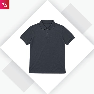 Crocodile Polo Dryfit 906 - Charcoal