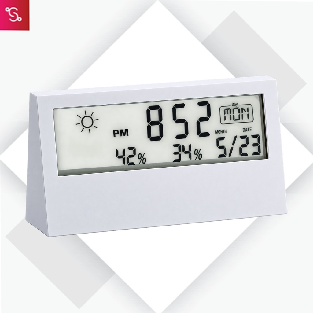 [SANM-A105] Sharp weather station clock with see-thru display