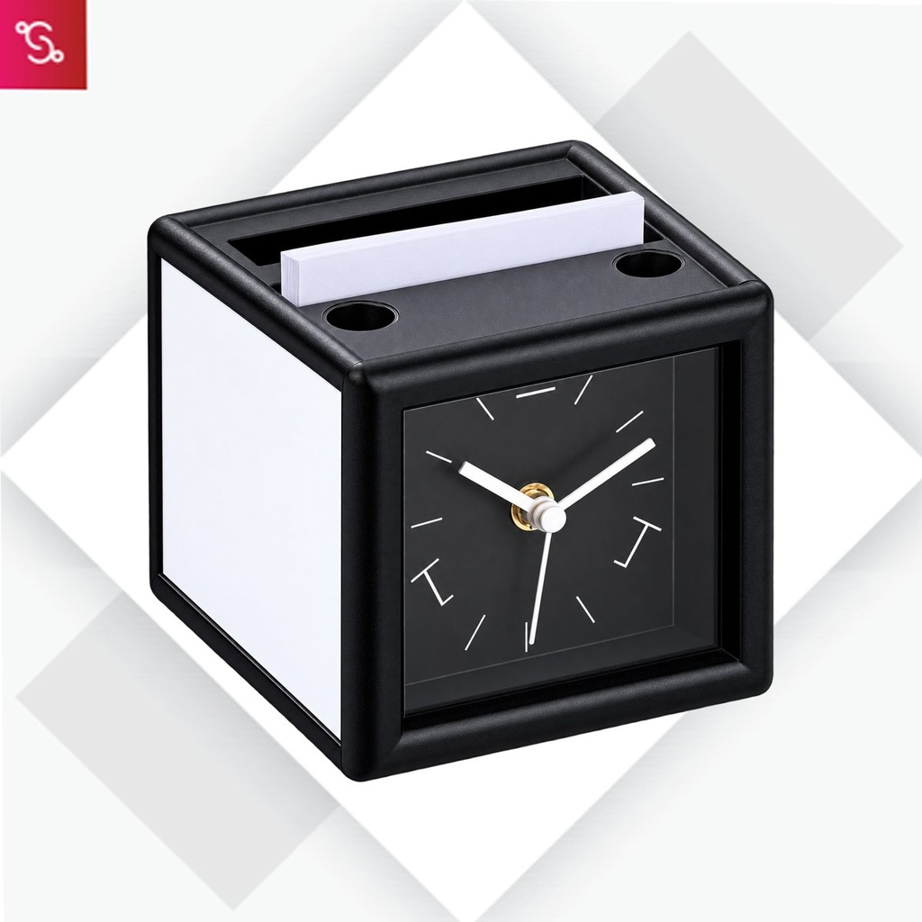 [SANM-A109] Table clock with pad and mobile holder