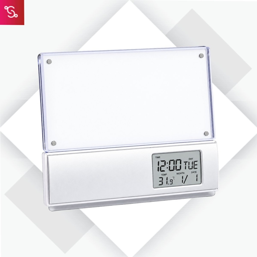 [SANM-A142] Clock with Temperature and Magnetic photo frame