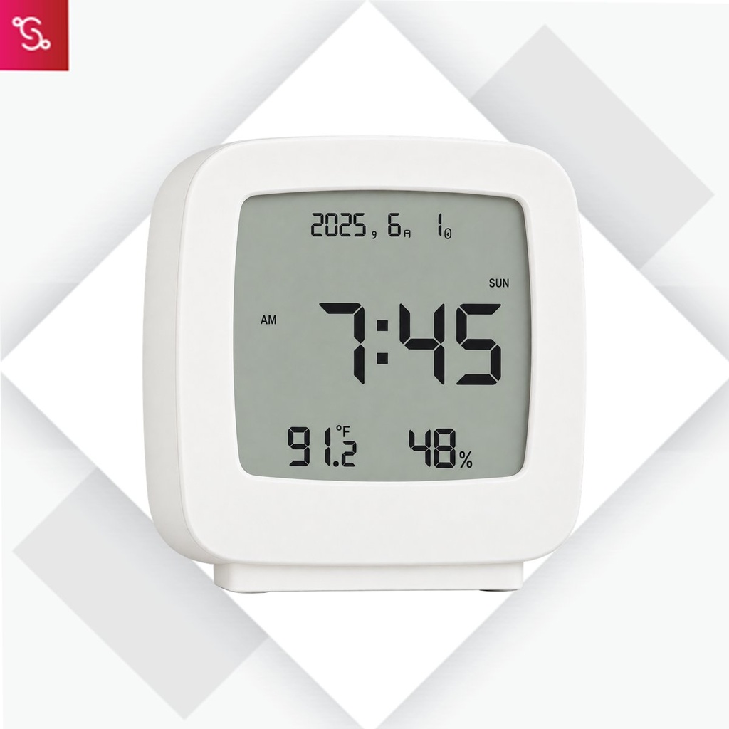 [SANM-A145] Screentime: TV style clock with Calendar, Temperature & Humidity function