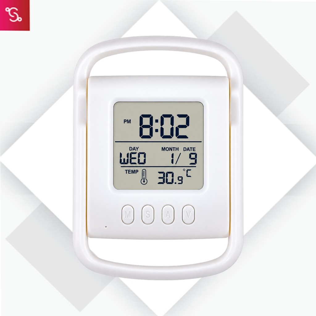 [SANM-A146] TempTracker Fold: Table Clock with Calendar and Temperature function