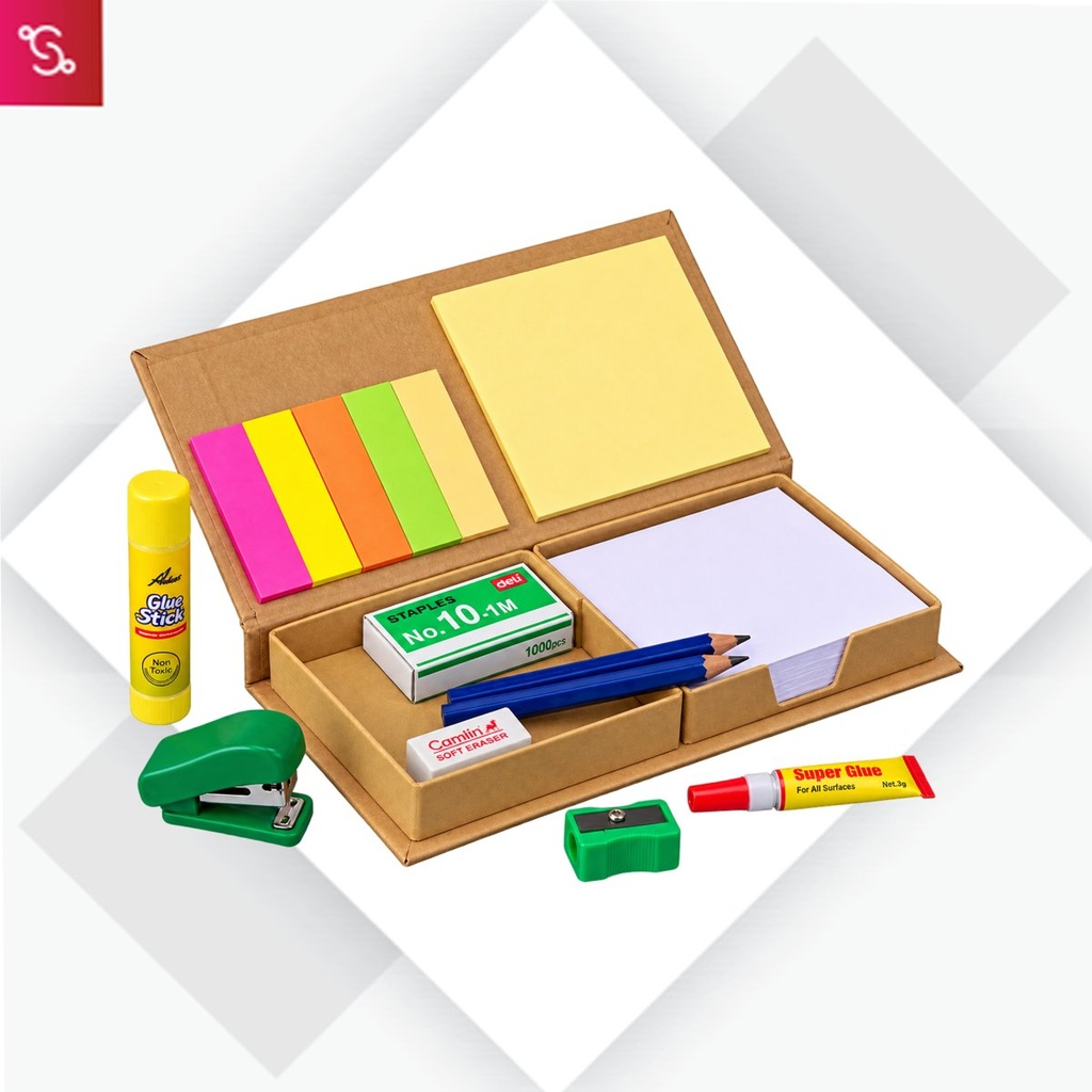 [SANM-B56] Eco stationery set with memo pads