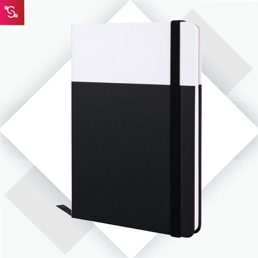 [SANM-B131] Optima Two tone A5 notebook with Fastener