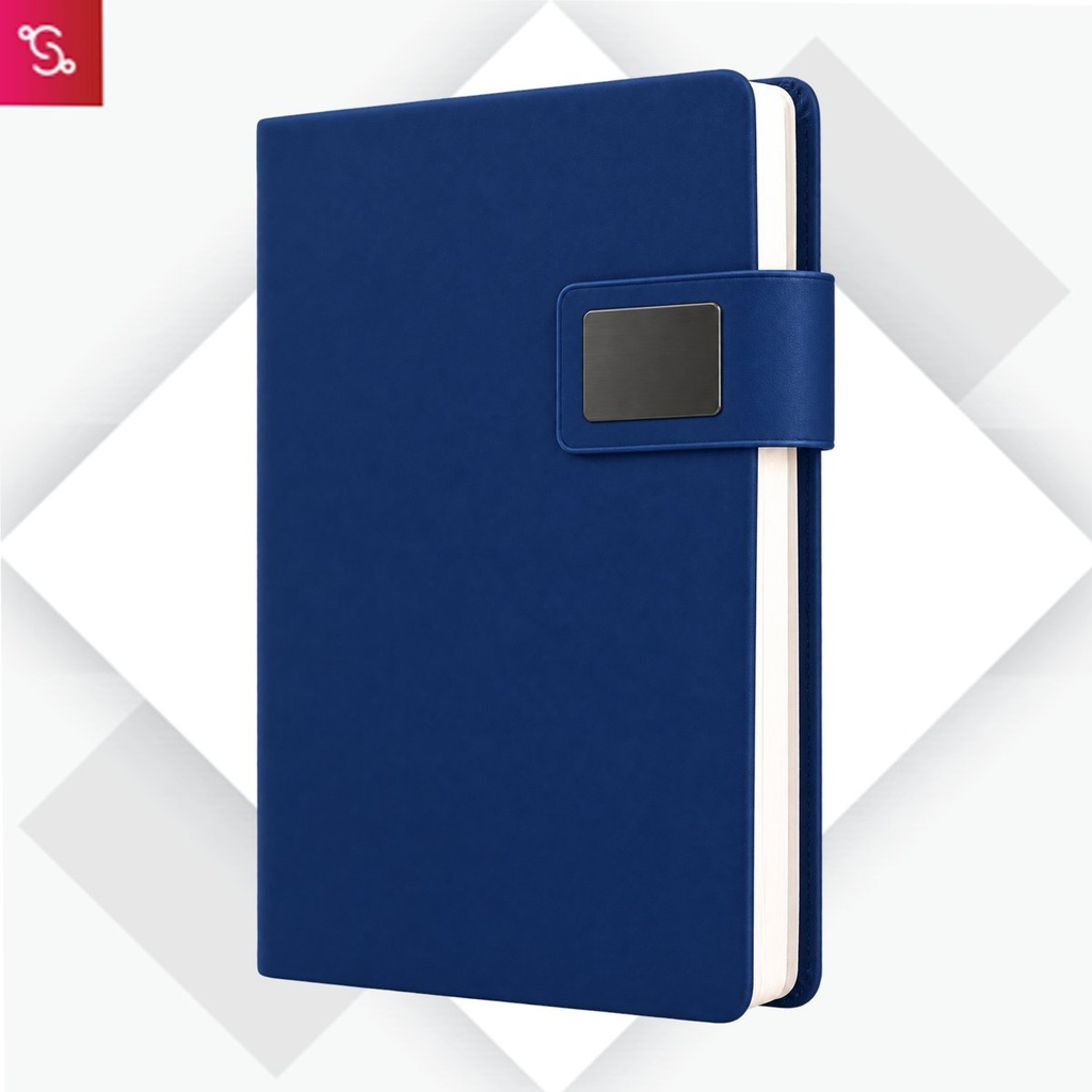 [SANM-B135] A5 Notebook with Gunmetal plate and Magnet lock