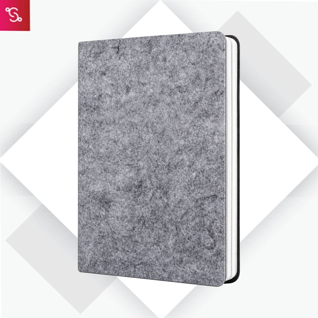 [SANM-B153] EcoFelt Notebook with bookmark ribbon