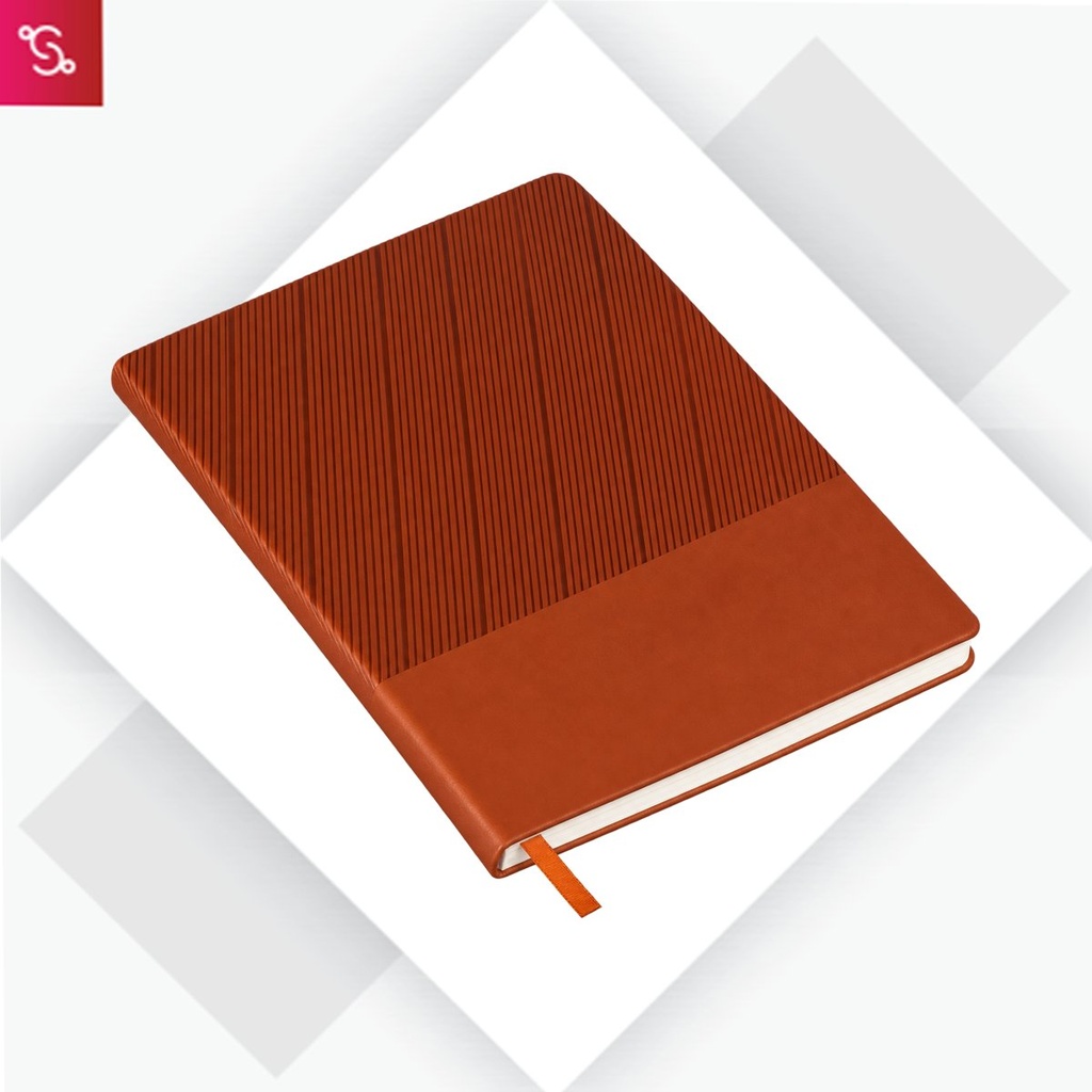 [SANM-B179] Slant A5 Notebook with Memorandum and Bookmark Ribbon