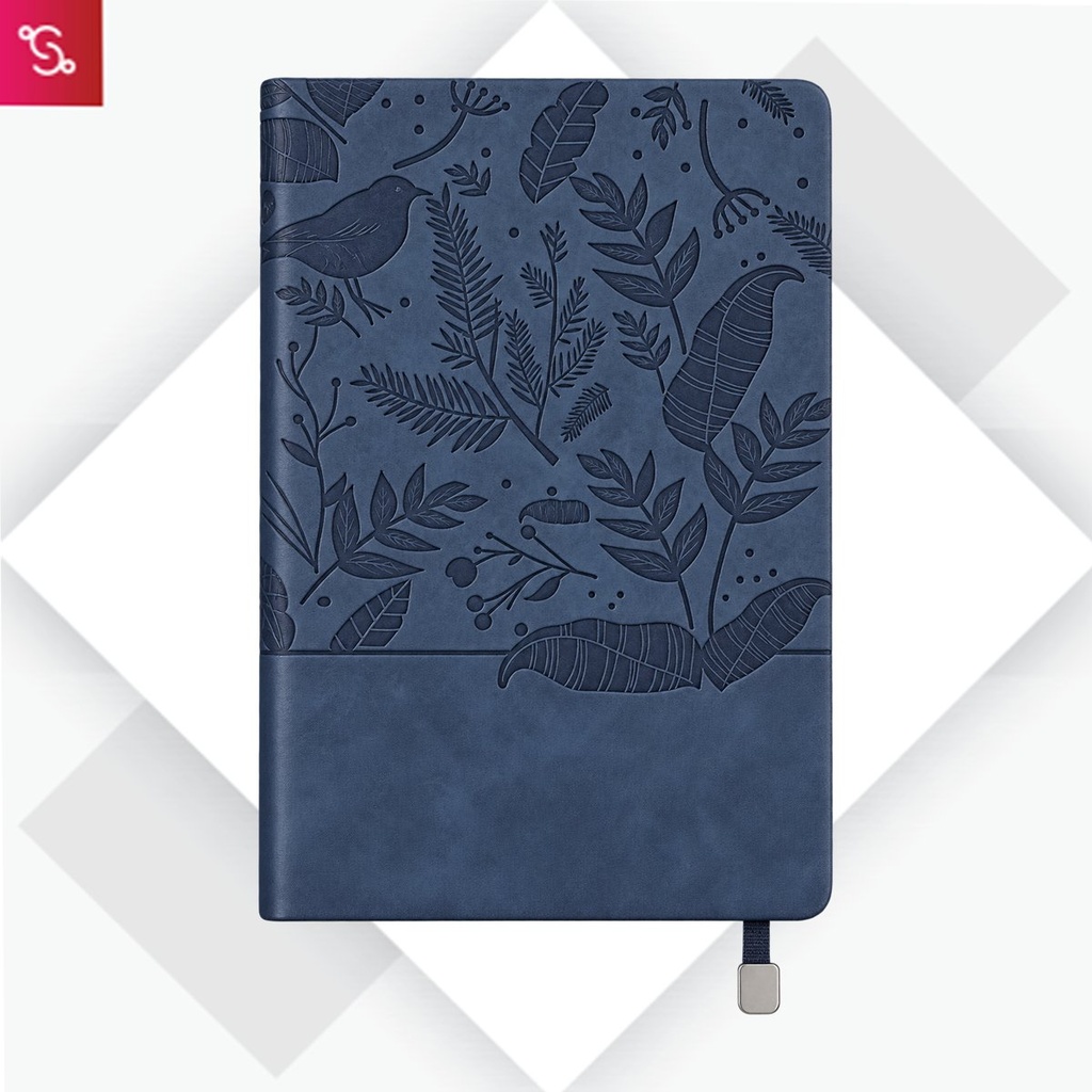 [SANM-B181] Garden A5 Notebook with Memorandum and Bookmark Ribbon