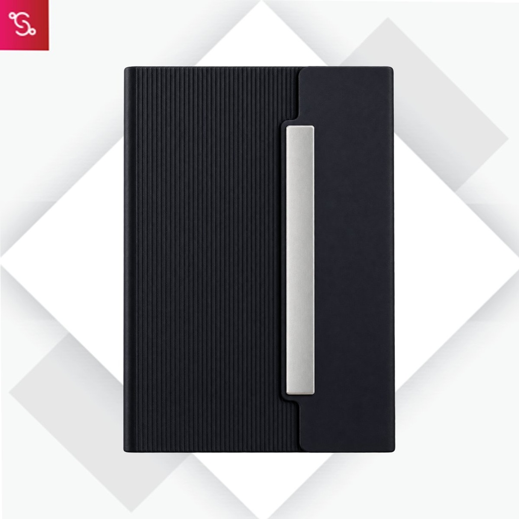 [SANM-B200] FoldBook Prime: A5 Notebook with magnetic flap closure & Metal Plate