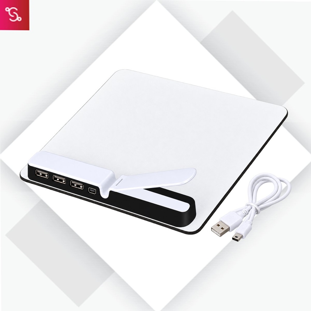 [SANM-C79] PowerPad: Mouse Pad With Usb Hub (USB cable included)