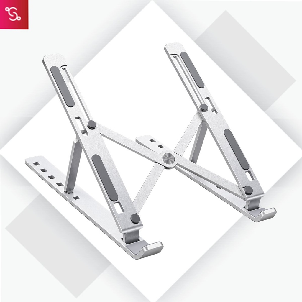 [SANM-C159] Folding Metal Laptop stand with 7 angle adjustment