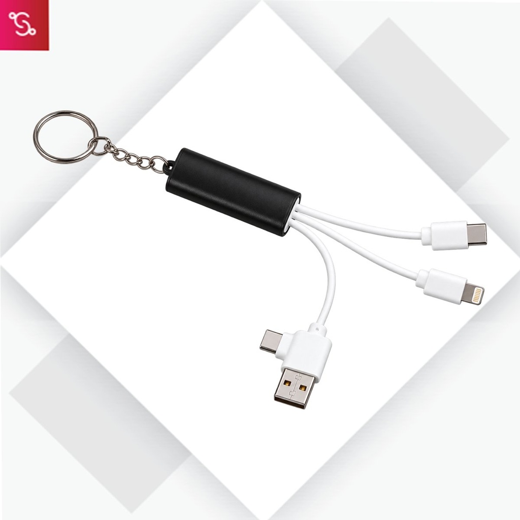 [SANM-C182] PowerGlow All in 1 Charging cable with light up logo