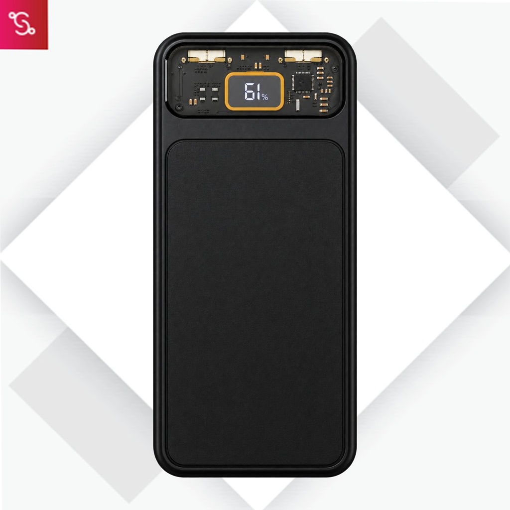 [SANM-C212] PowerLink 10: 10,000 mAh Power bank with Clear display area