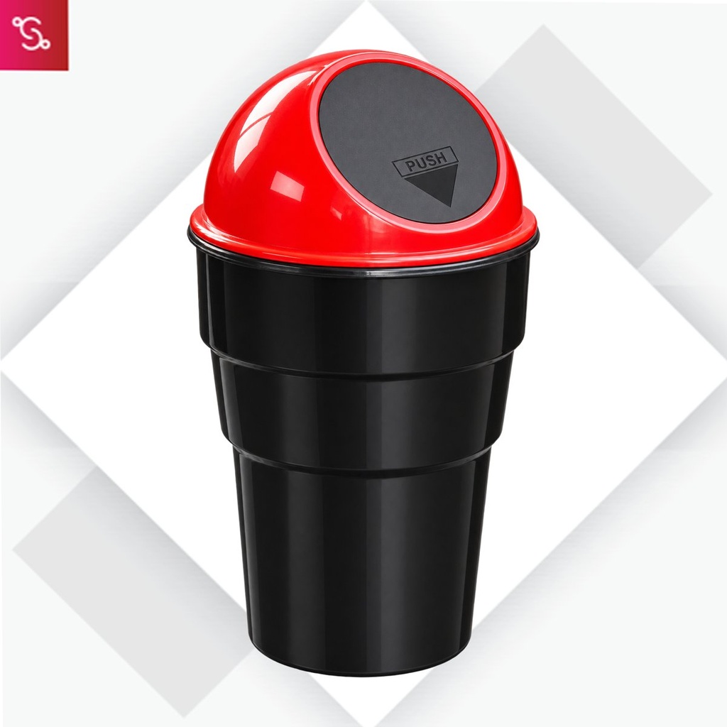 [SANM-E205] Car trash holder / dustbin (fits in car cup / bottle holder)